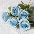 Mothers Day Artificial Flowers Rose Bouquet Red Roses Decor