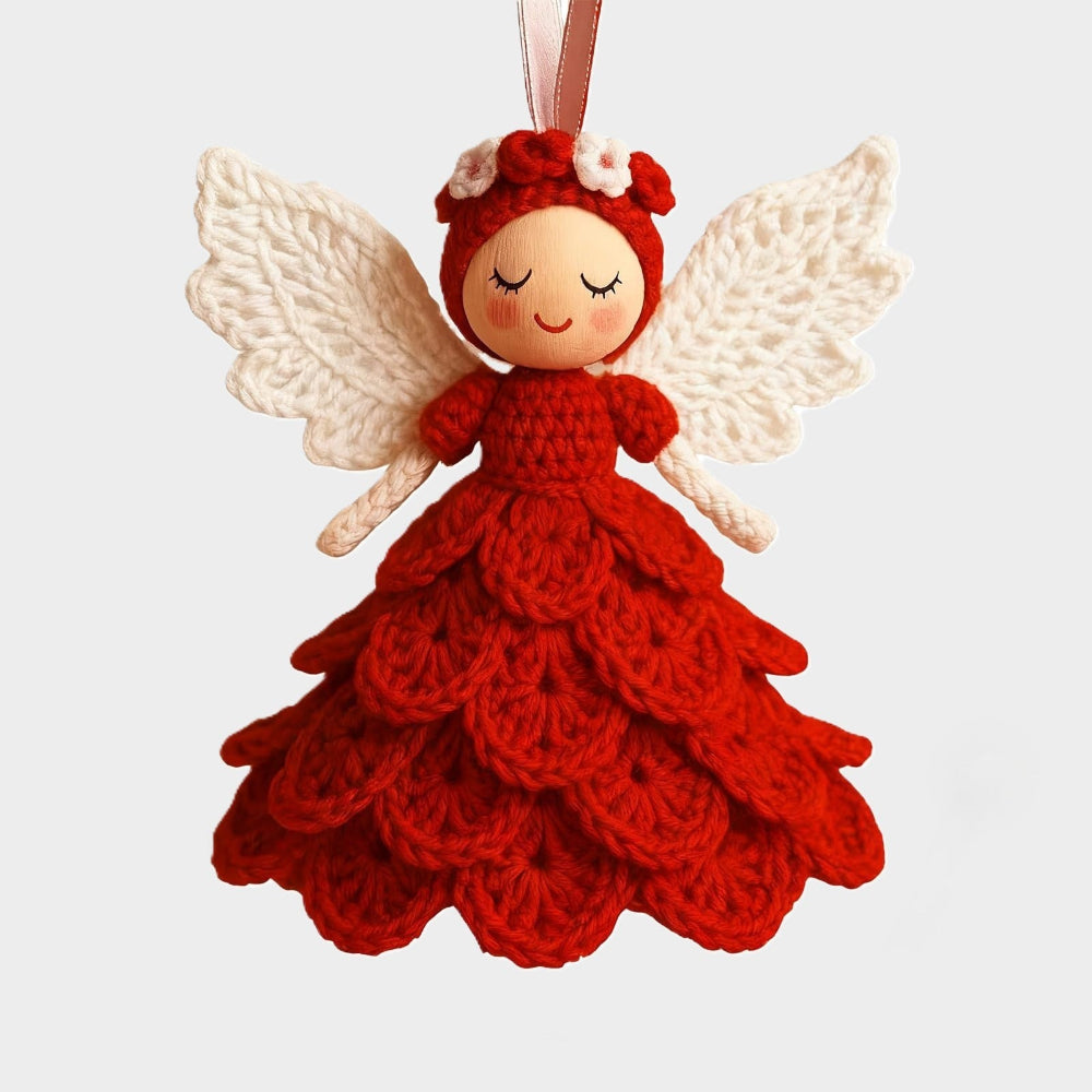 Christmas Crochet Angel Ornament DIY Kit Decoration