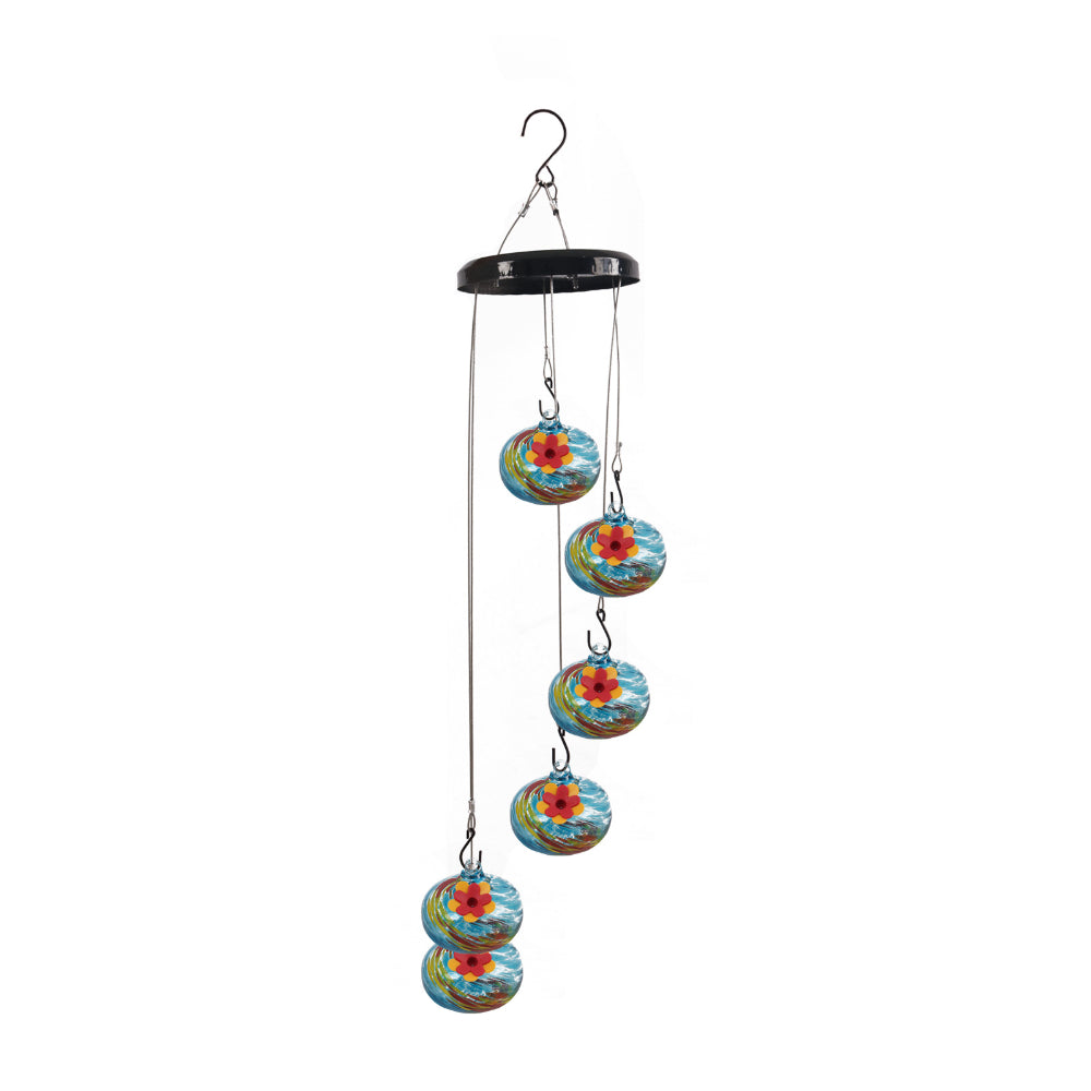 Charming Hummingbird Feeder Wind Chime for Garden Decor