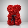 Rose Bear Mothers Day Gift Artificial Flower Teddy Decoration