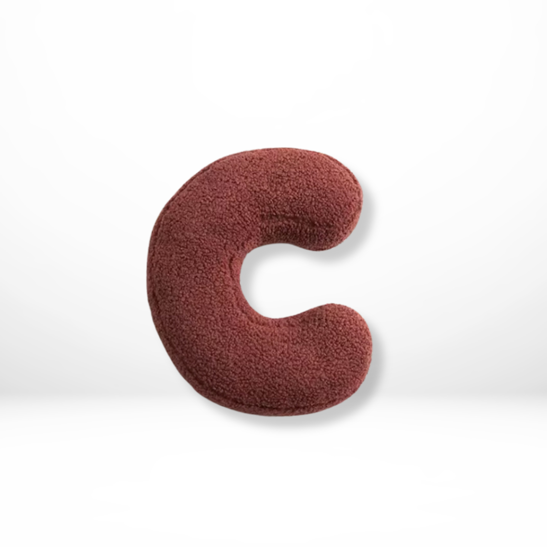 Pillow Alphabet Letter Decorative Throw Cushion Style
