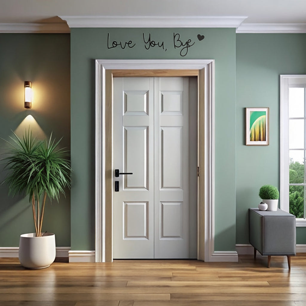 Wall Art Door Frame Vintage Heart Plastic Wall Decoration