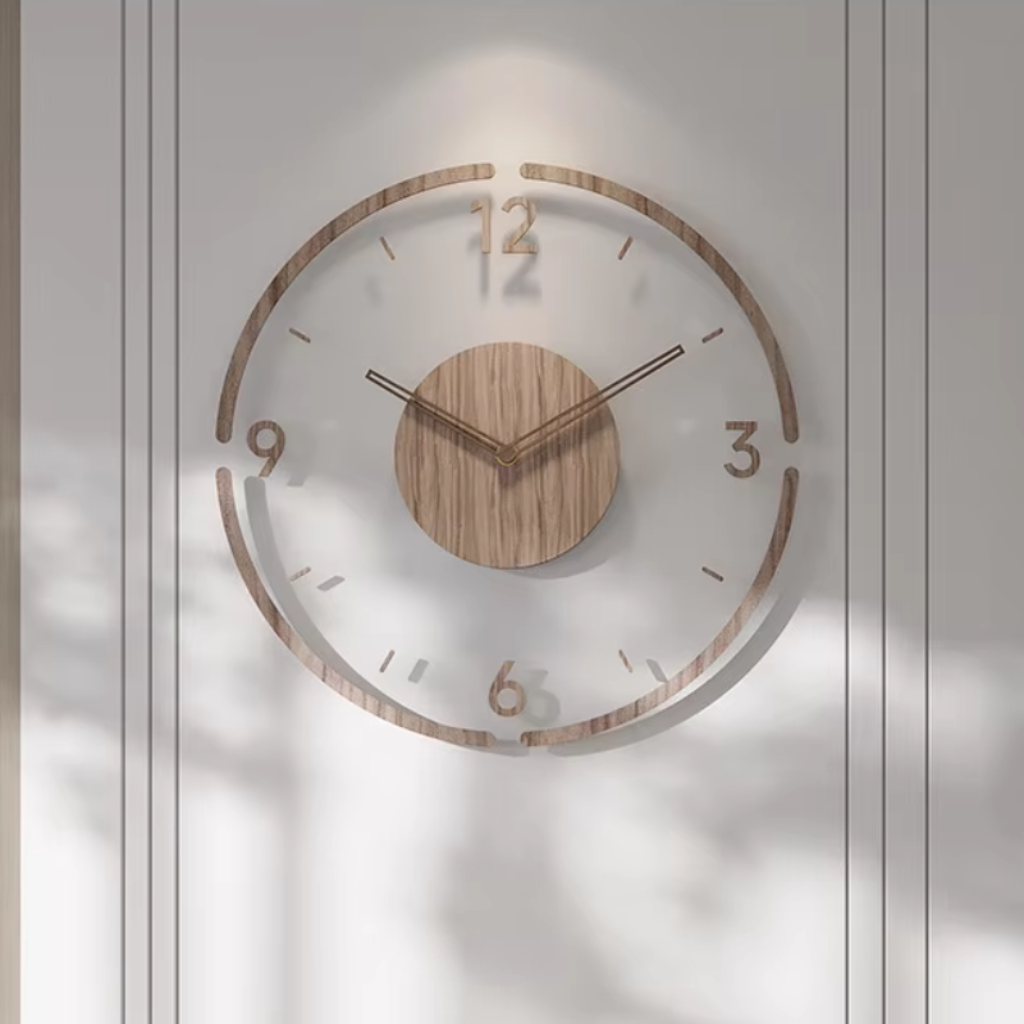 Modern Vintage Analog Wall Clock – Stylish Decorative Timepiece
