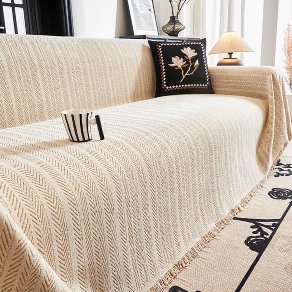 Premium Sofa & Couch Cover - Decorative Throw Blanket for Style and Protection