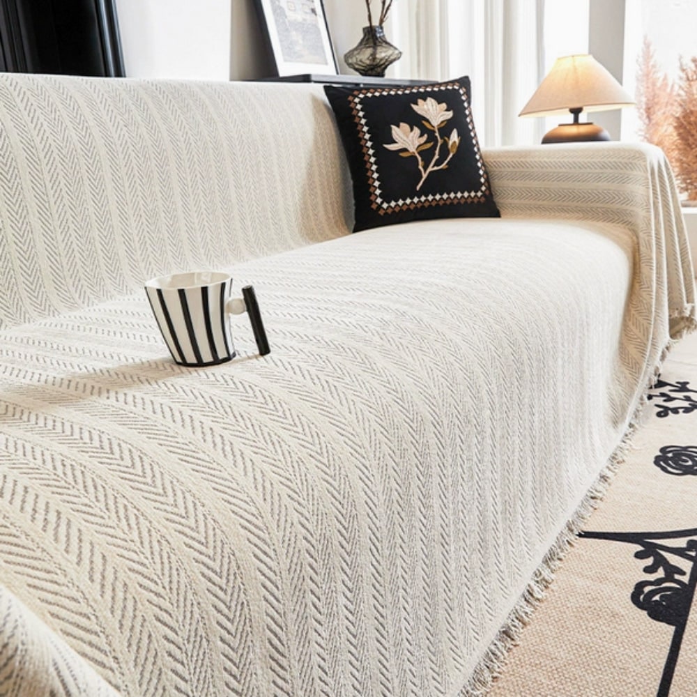 Premium Sofa & Couch Cover - Decorative Throw Blanket for Style and Protection