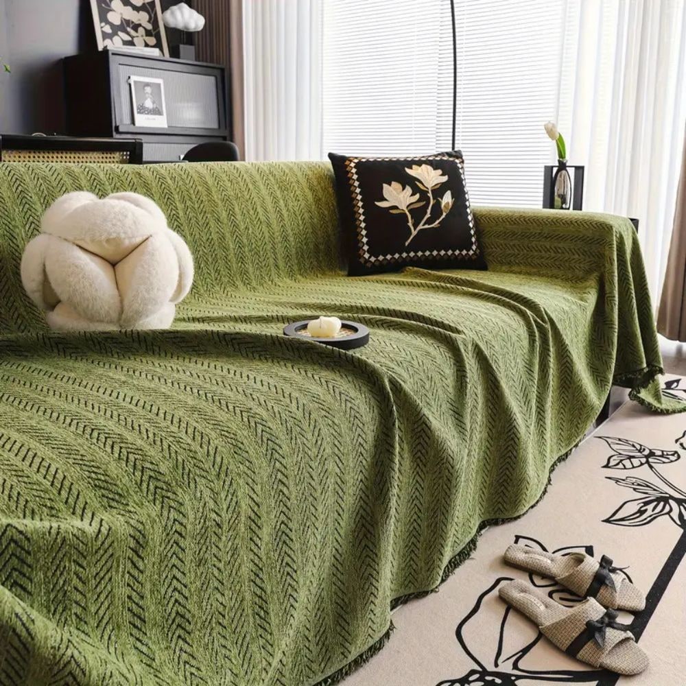 Premium Sofa & Couch Cover - Decorative Throw Blanket for Style and Protection