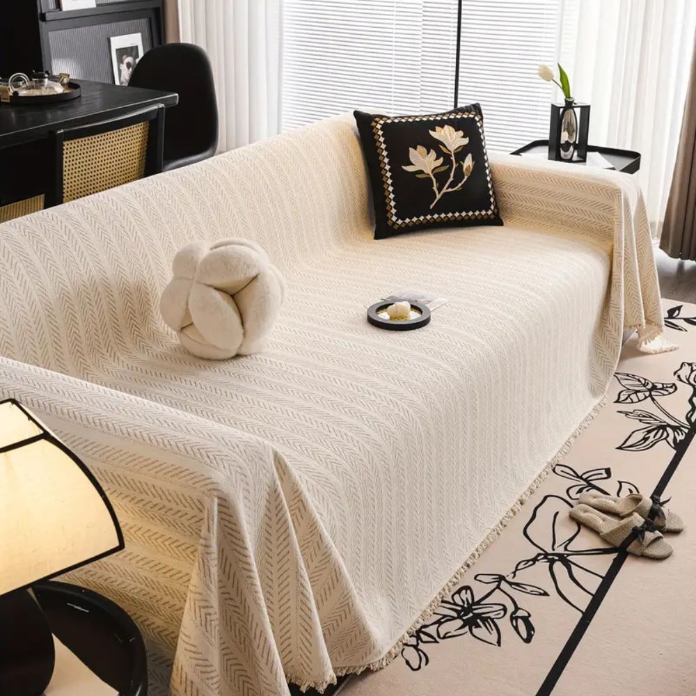 Premium Sofa & Couch Cover - Decorative Throw Blanket for Style and Protection