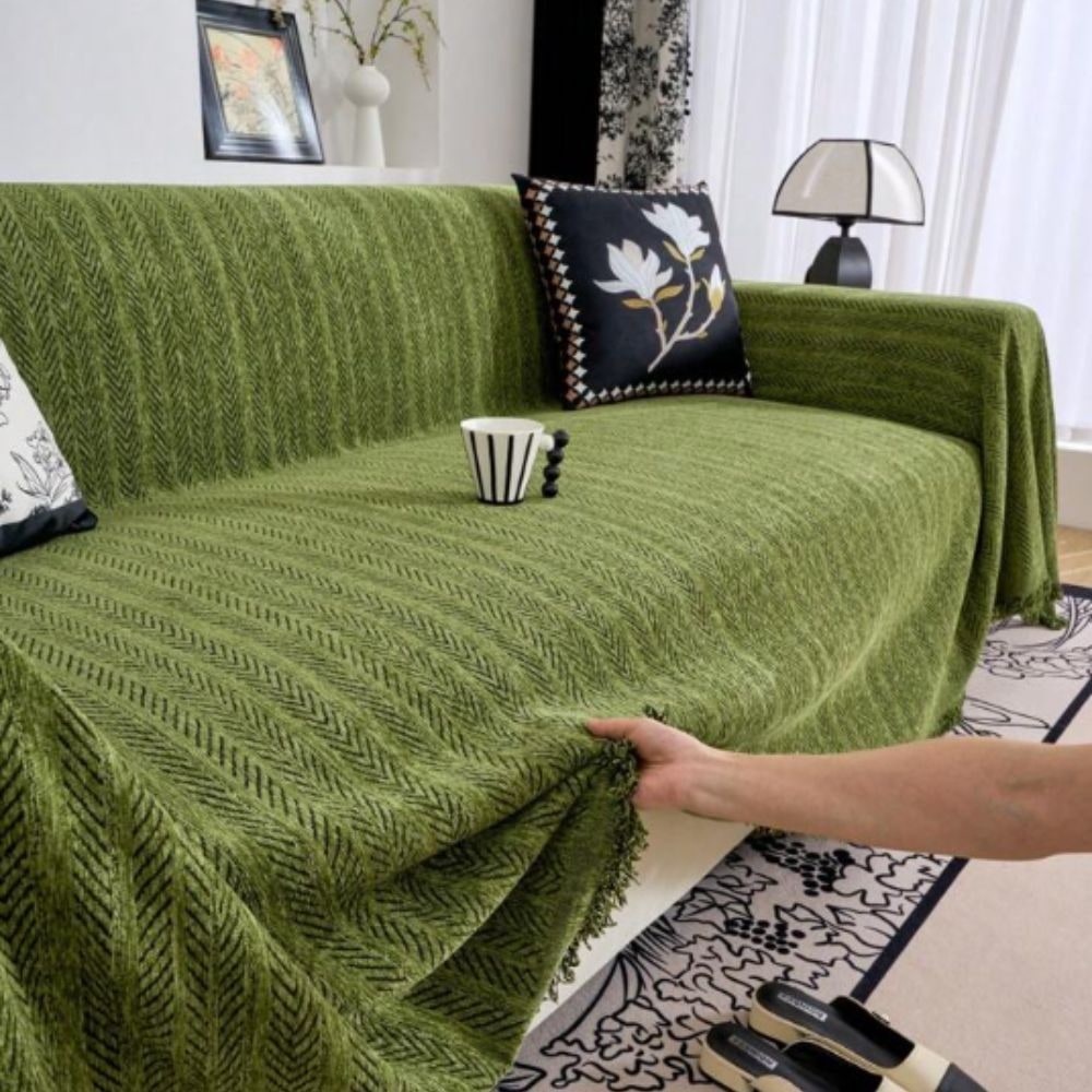 Premium Sofa & Couch Cover - Decorative Throw Blanket for Style and Protection