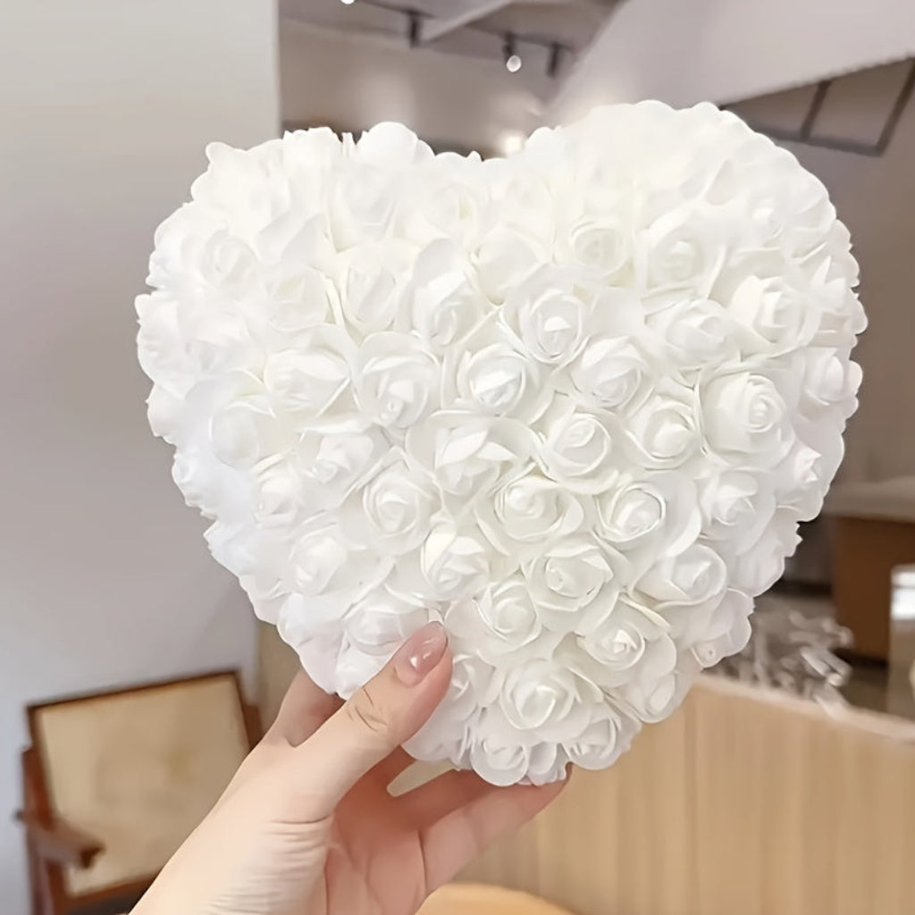 Rose Heart Mothers Day Gift Artificial Flower Table Decoration