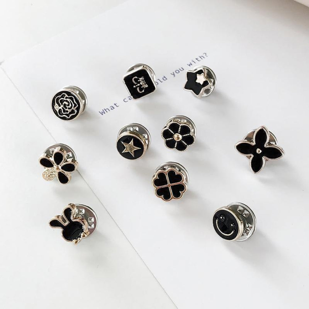 Stylish Decorative Brooches: Clothing Accessories Set