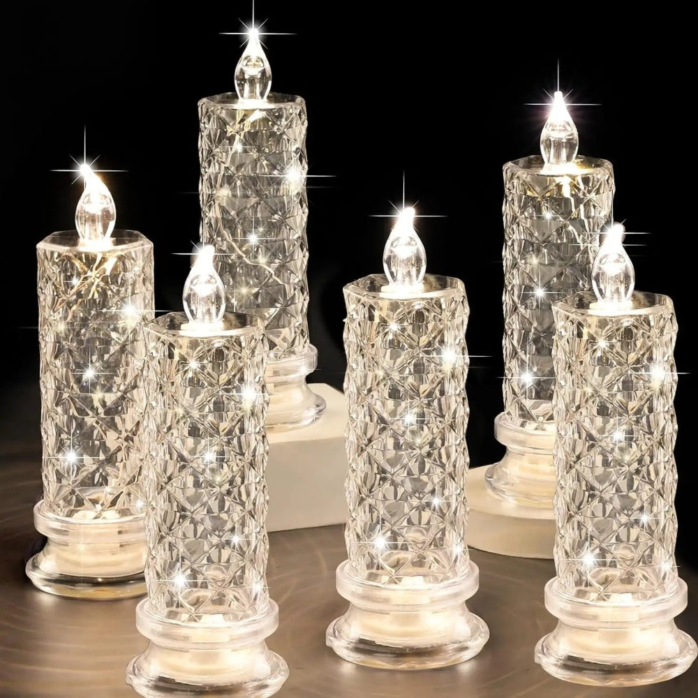 Flameless LED Candle with Warm Glow - Decorative Accent