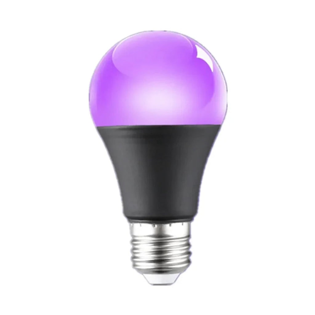 Halloween Decoration: Black Light Bulb with UV Glow Effect for a Spooky Glow