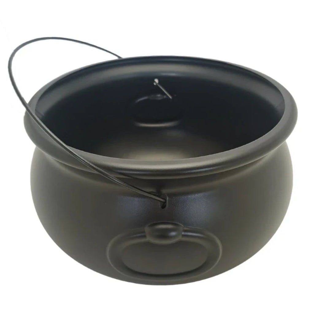 Spooky Halloween Cauldron Display for Trick-or-Treat Decor