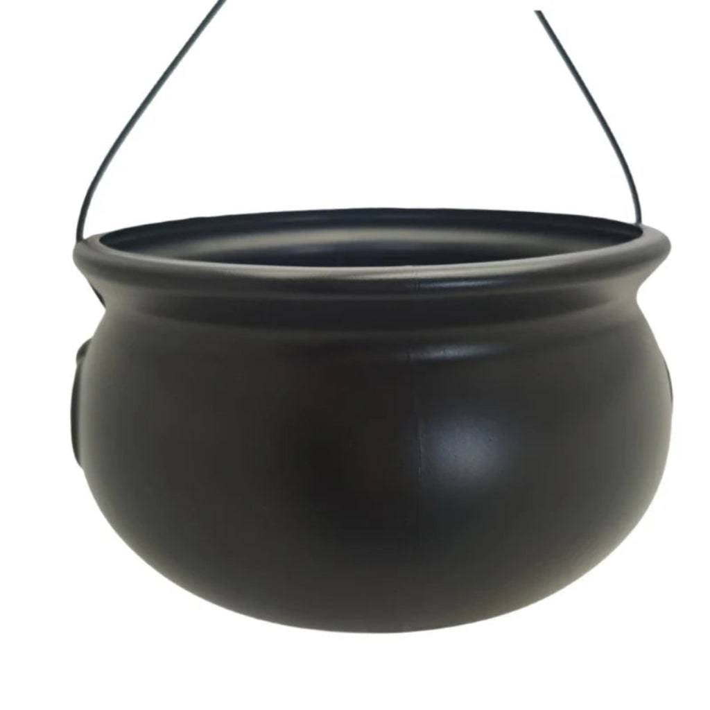 Spooky Halloween Cauldron Display for Trick-or-Treat Decor