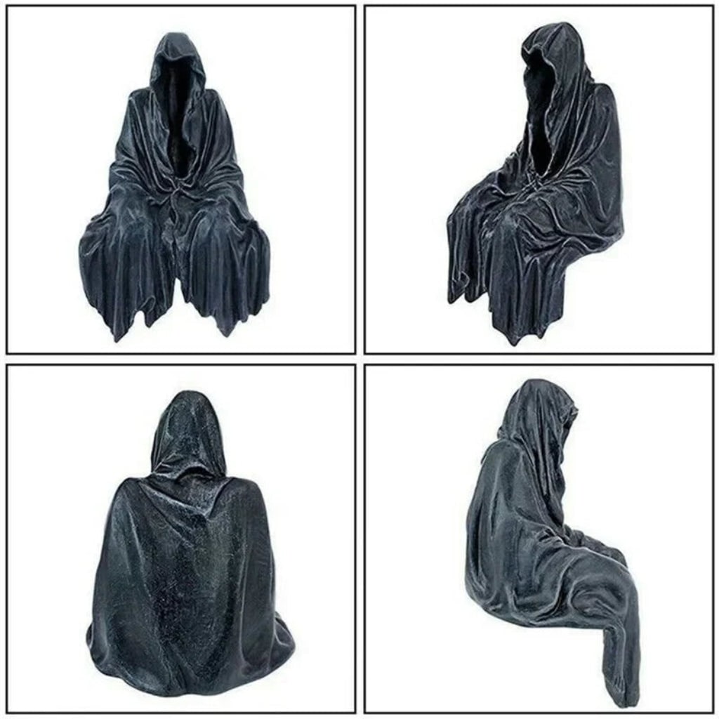 Halloween Decoration: Compact Grim Reaper Statue