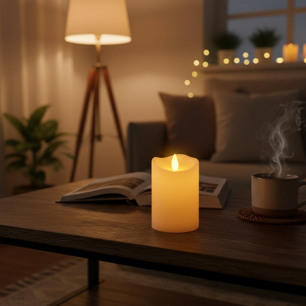 Spooky Halloween Decor: Battery-Operated Flameless Candles