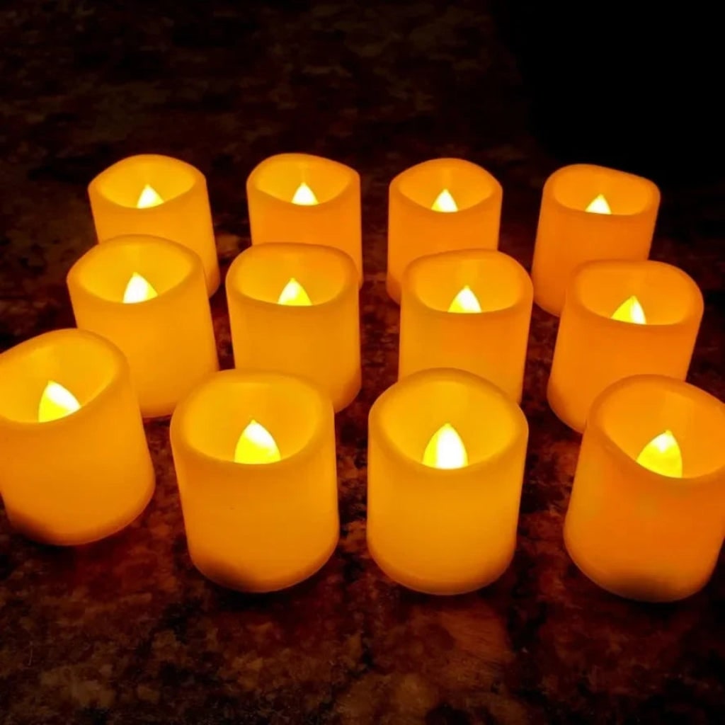 Spooky Halloween Decor: Battery-Operated Flameless Candles