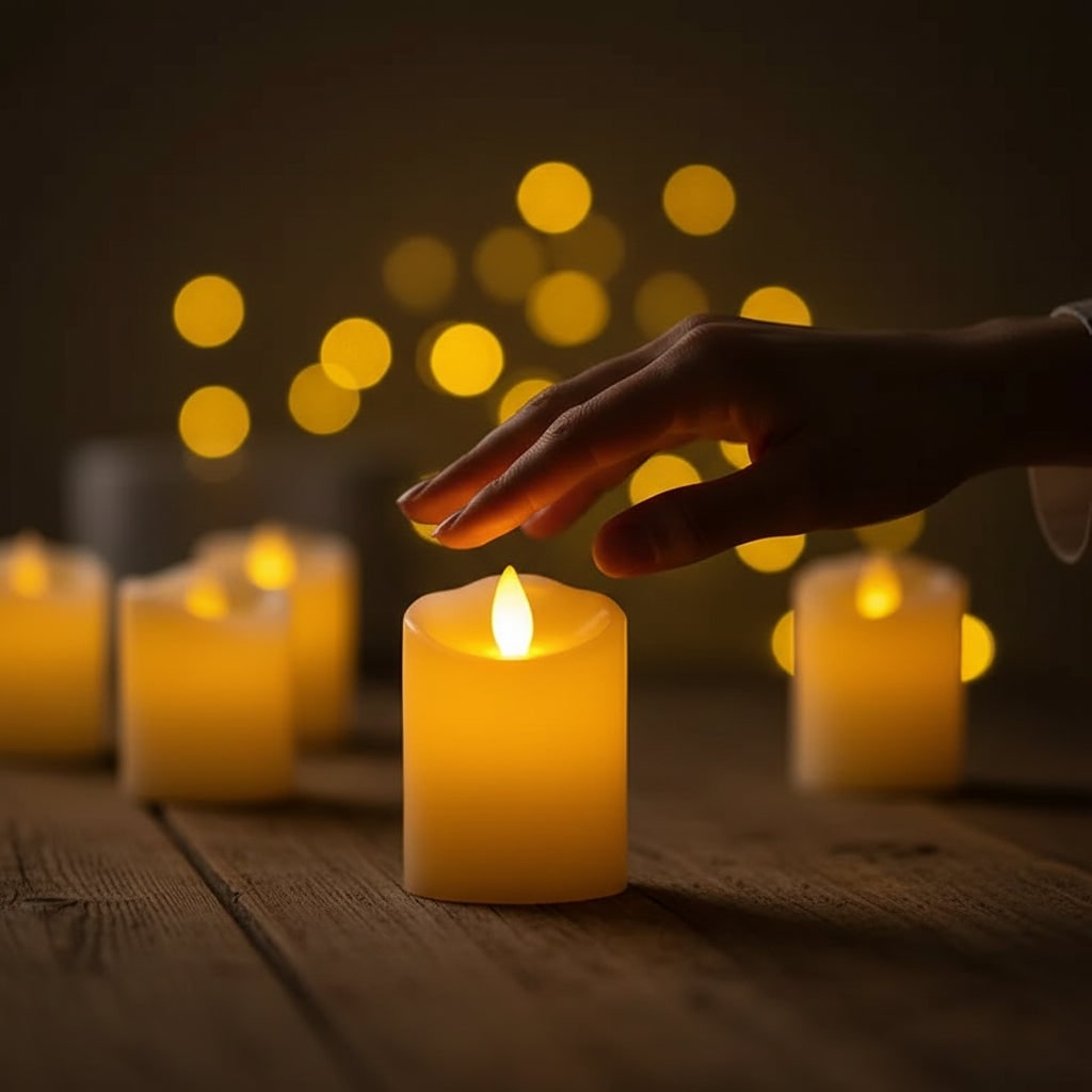 Spooky Halloween Decor: Battery-Operated Flameless Candles