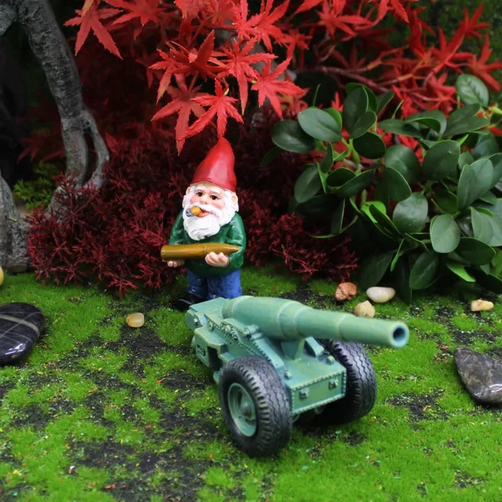 Halloween Garden Gnome Decoration - Fun Outdoor Accent for Spooky Seasonal Yard Decor