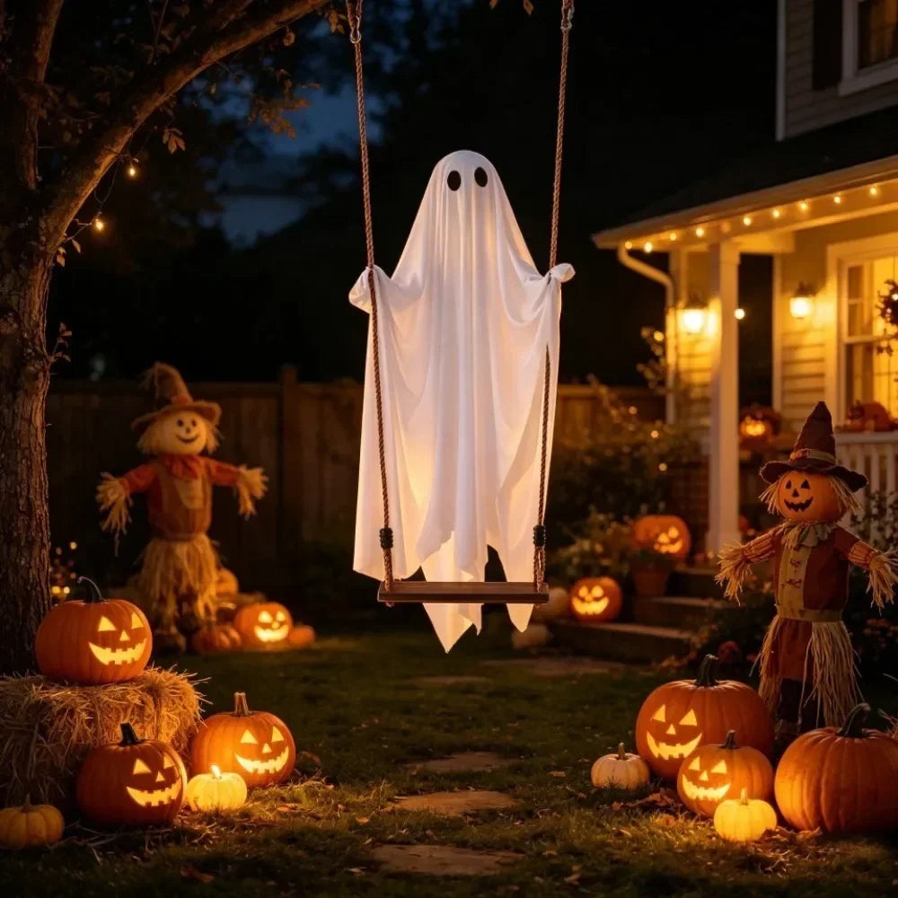 Remote-Controlled Flying Ghost Swing for Halloween Decoration