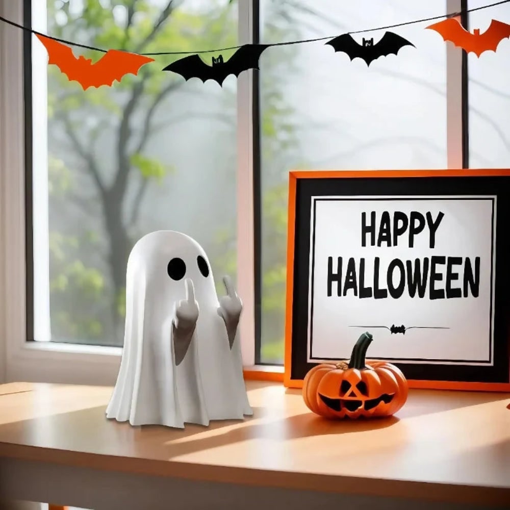 Spooky Halloween Ghost Statue – Home Accent Table Decor