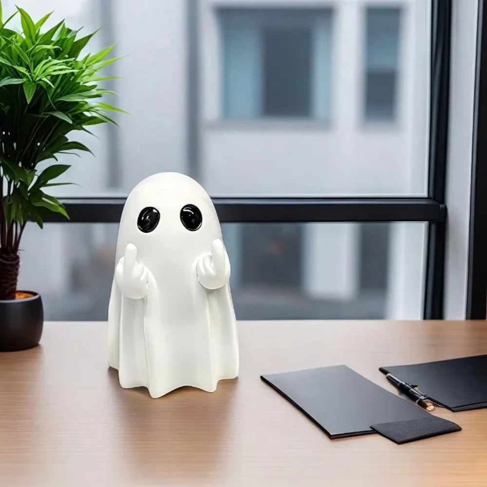 Spooky Halloween Ghost Statue – Home Accent Table Decor