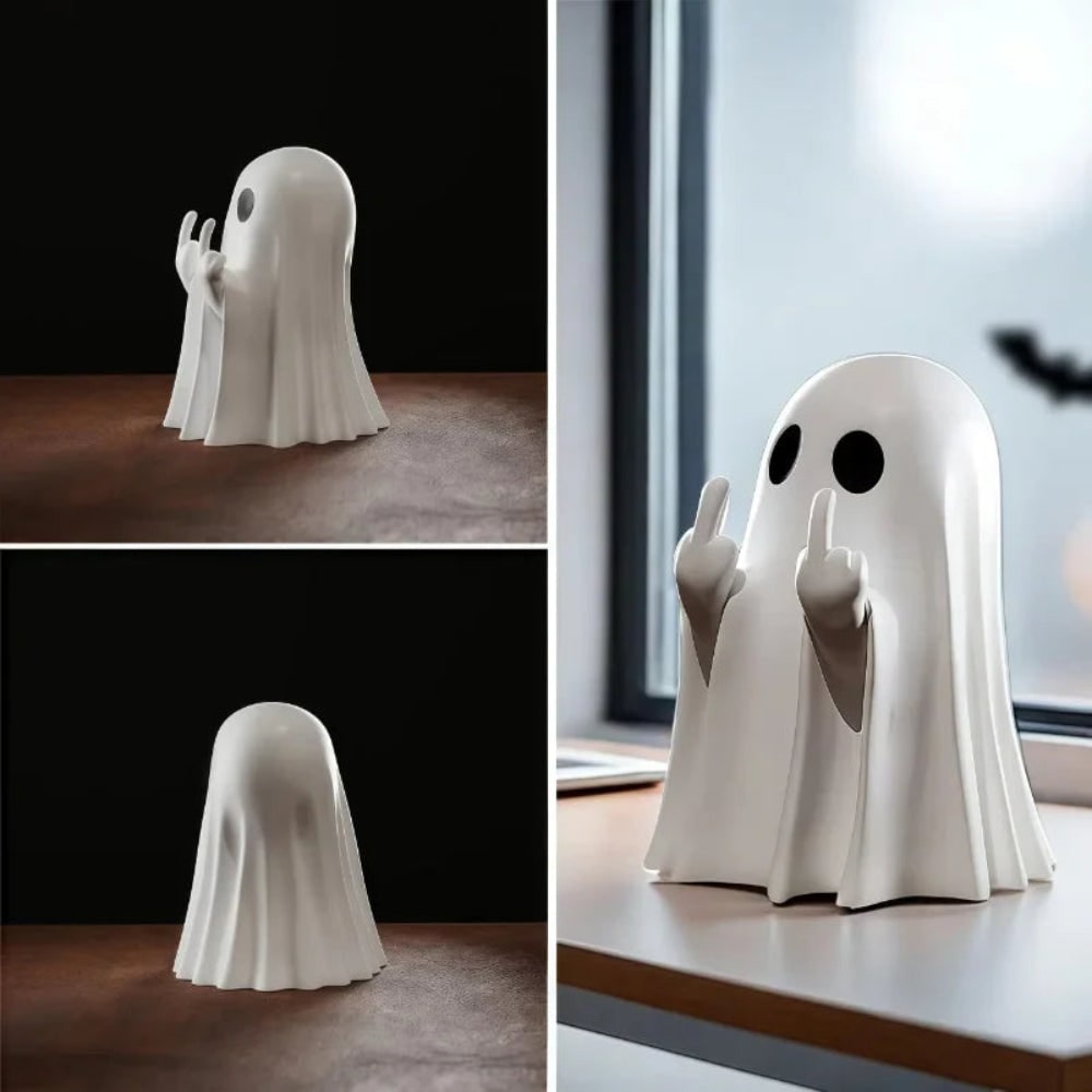 Spooky Halloween Ghost Statue – Home Accent Table Decor