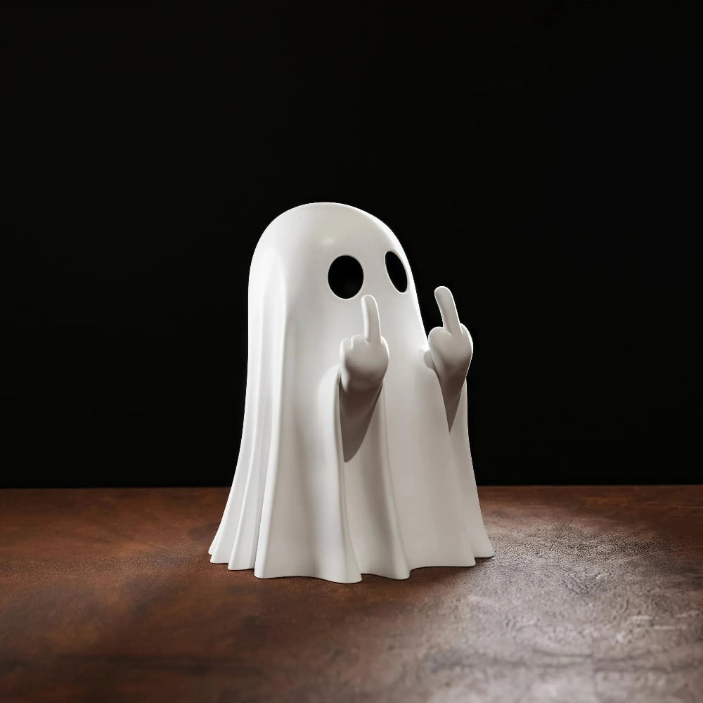 Spooky Halloween Ghost Statue – Home Accent Table Decor