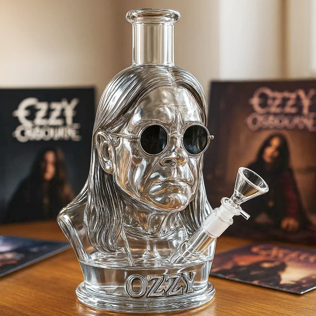 Spooky Halloween Glass Bong - Unique Party Centerpiece & Decor