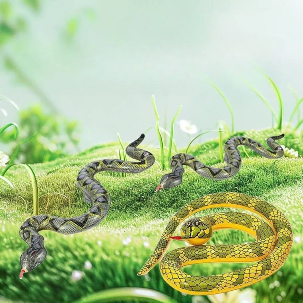 Halloween Inflatable Snake Decoration – Spooky Seasonal Fun