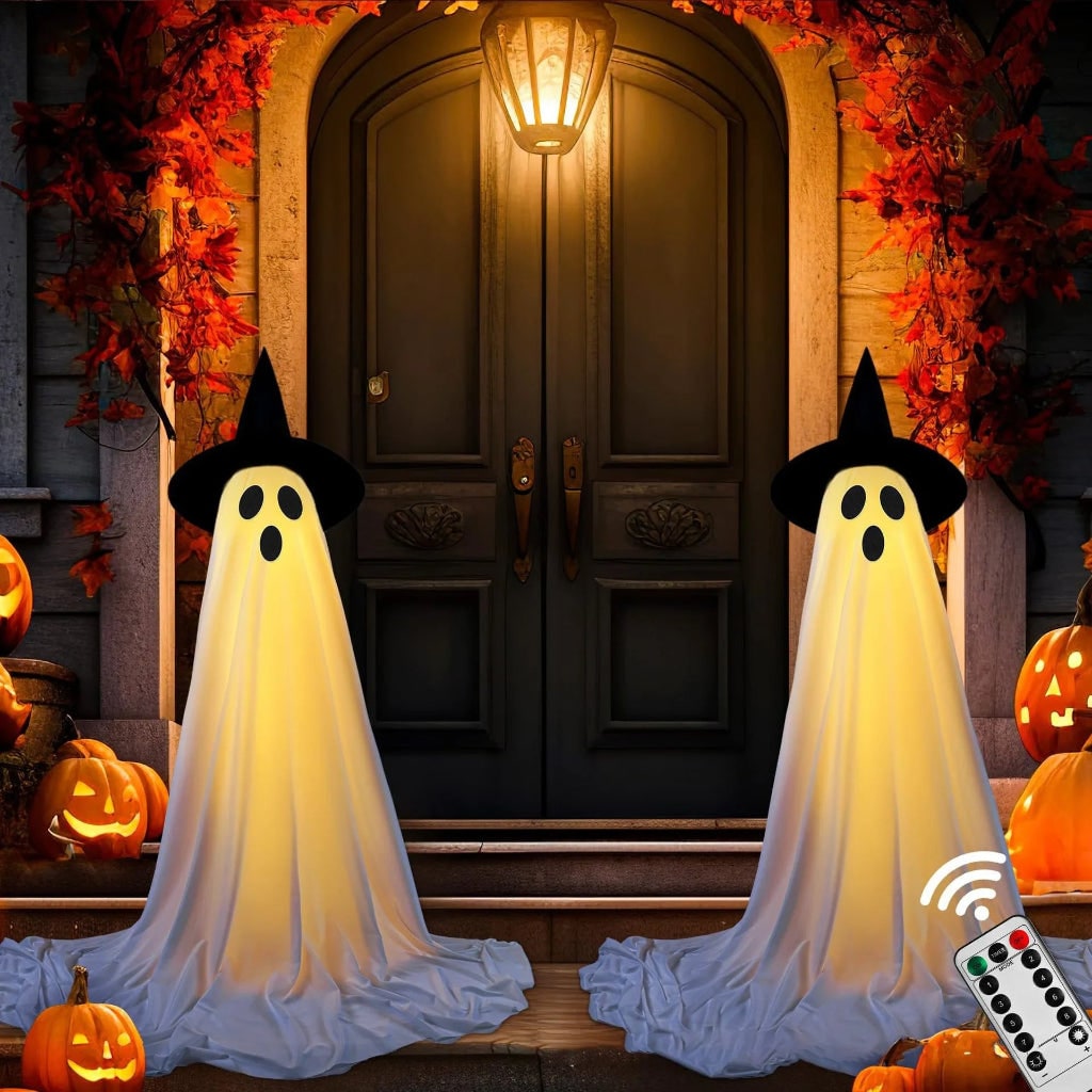 Halloween Outdoor LED Decoration with Spooky Lighting and Sound Effects