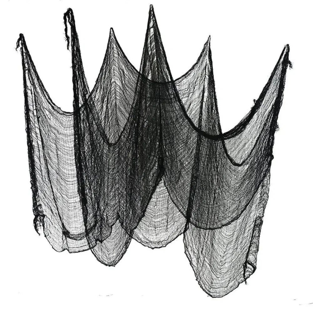 Spooky Spider Web Netting for Halloween Decorations