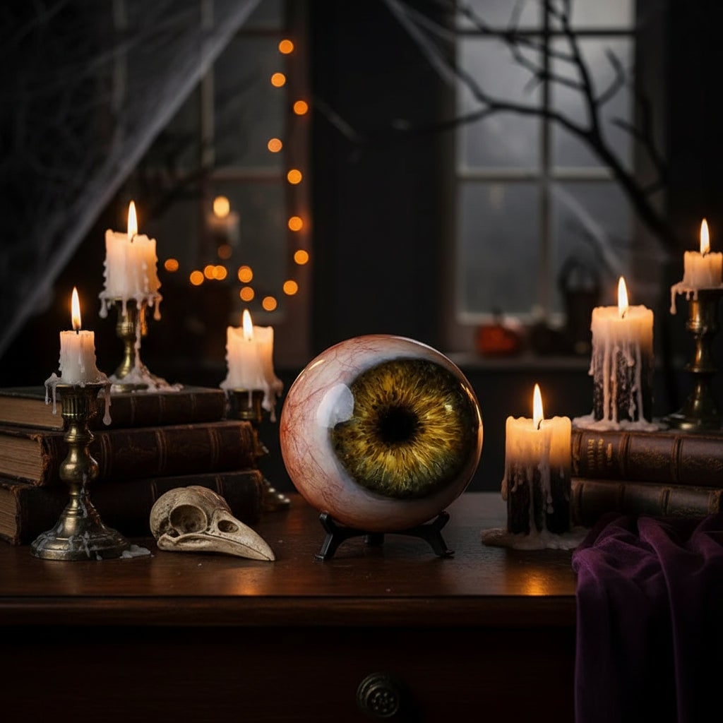 Halloween Eye Ornament - Spooky Party Decor & Home Decor Accent