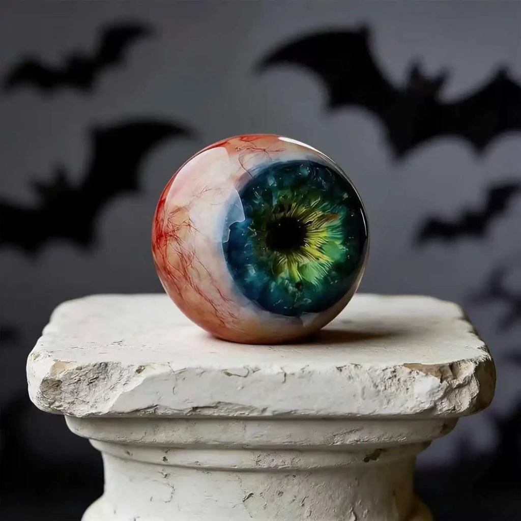 Halloween Eye Ornament - Spooky Party Decor & Home Decor Accent