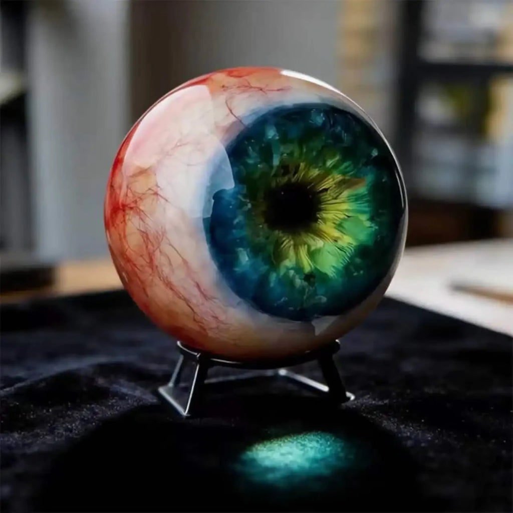 Halloween Eye Ornament - Spooky Party Decor & Home Decor Accent