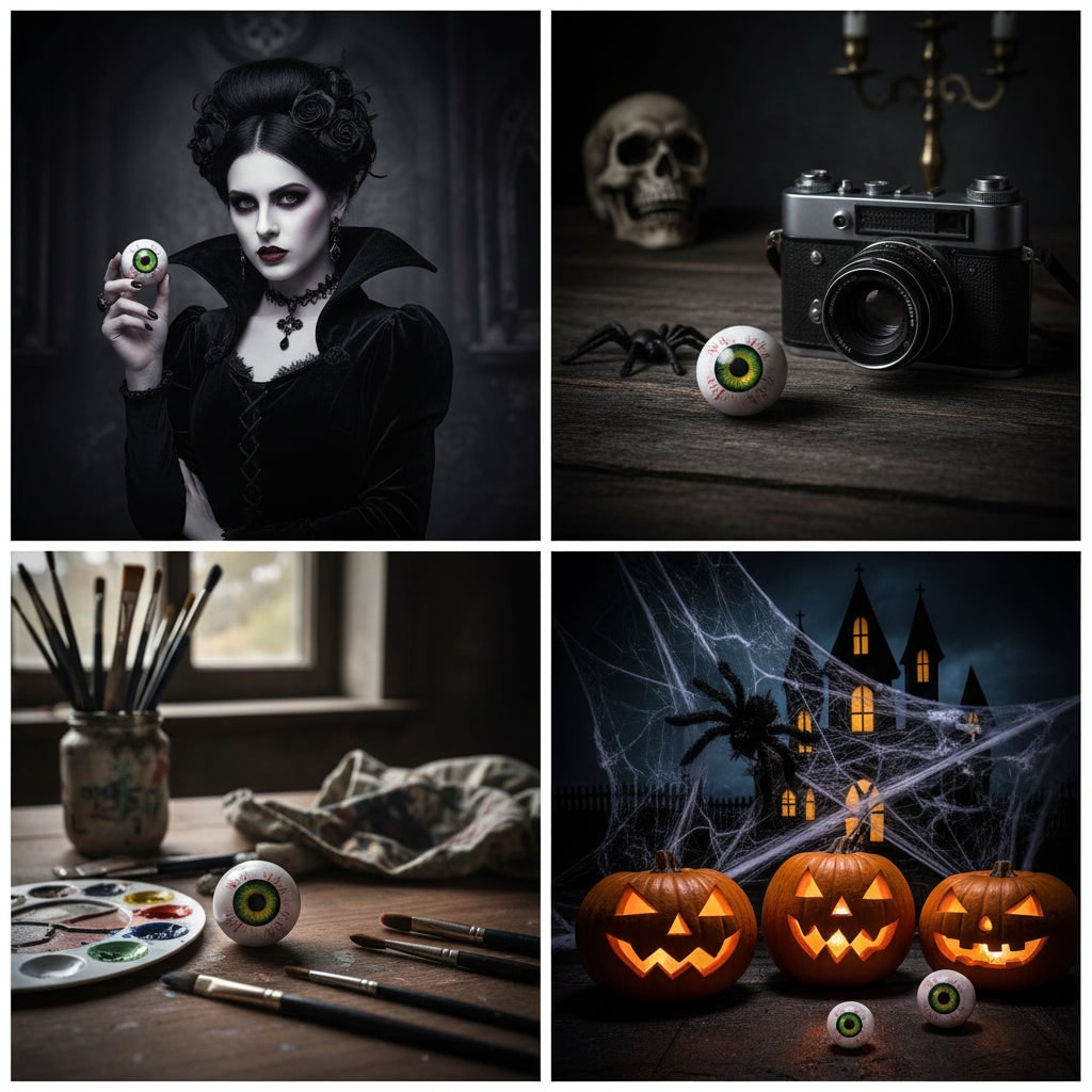Halloween Eye Ornament - Spooky Party Decor & Home Decor Accent