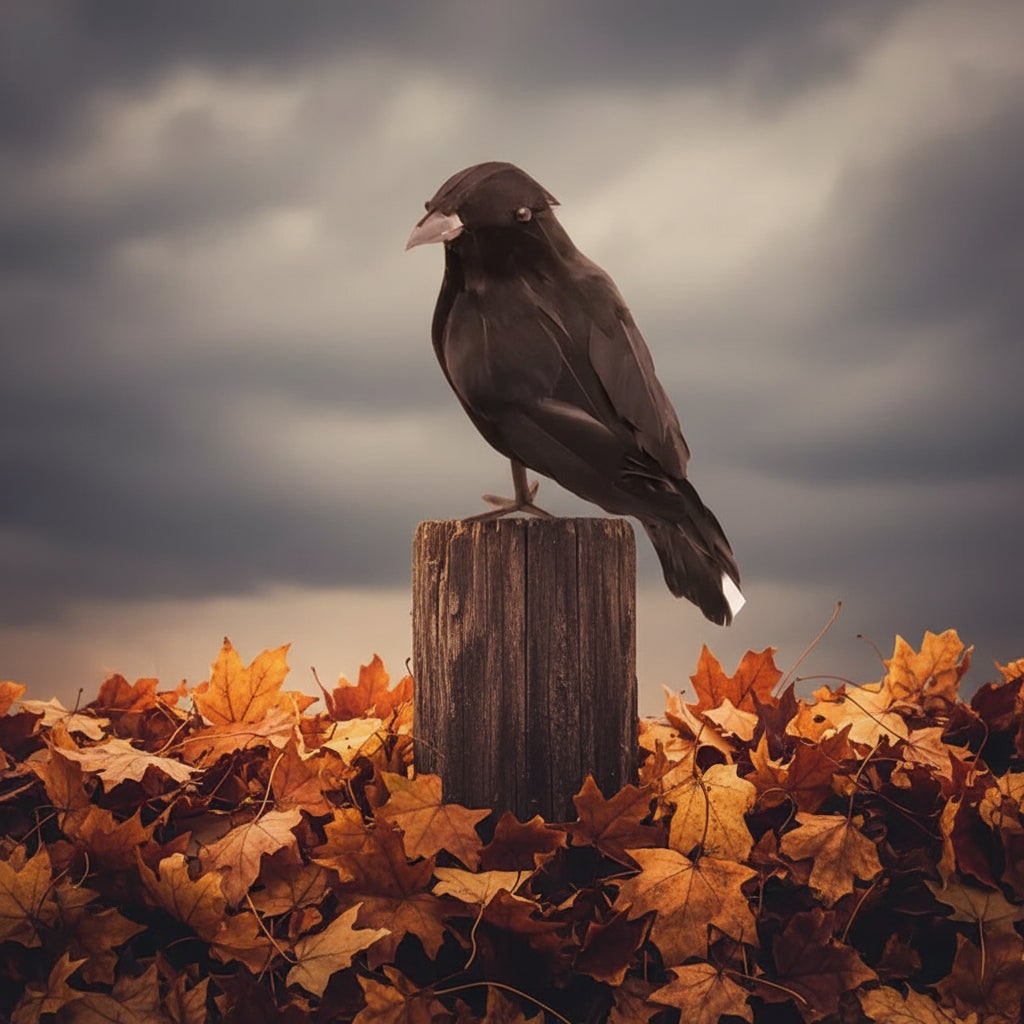 Spooky Realistic Artificial Crows for Halloween Decor