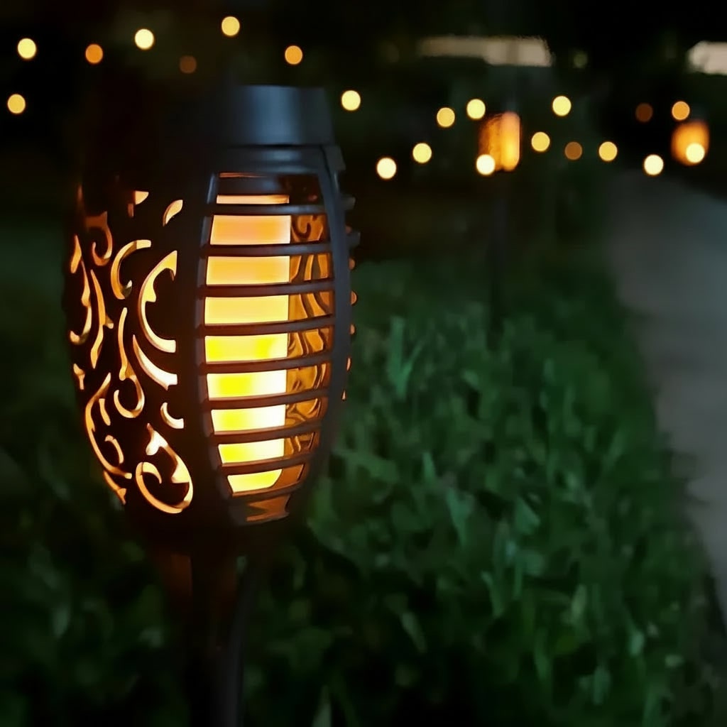Halloween Solar-Powered Outdoor Light for Spooky Yard Decor