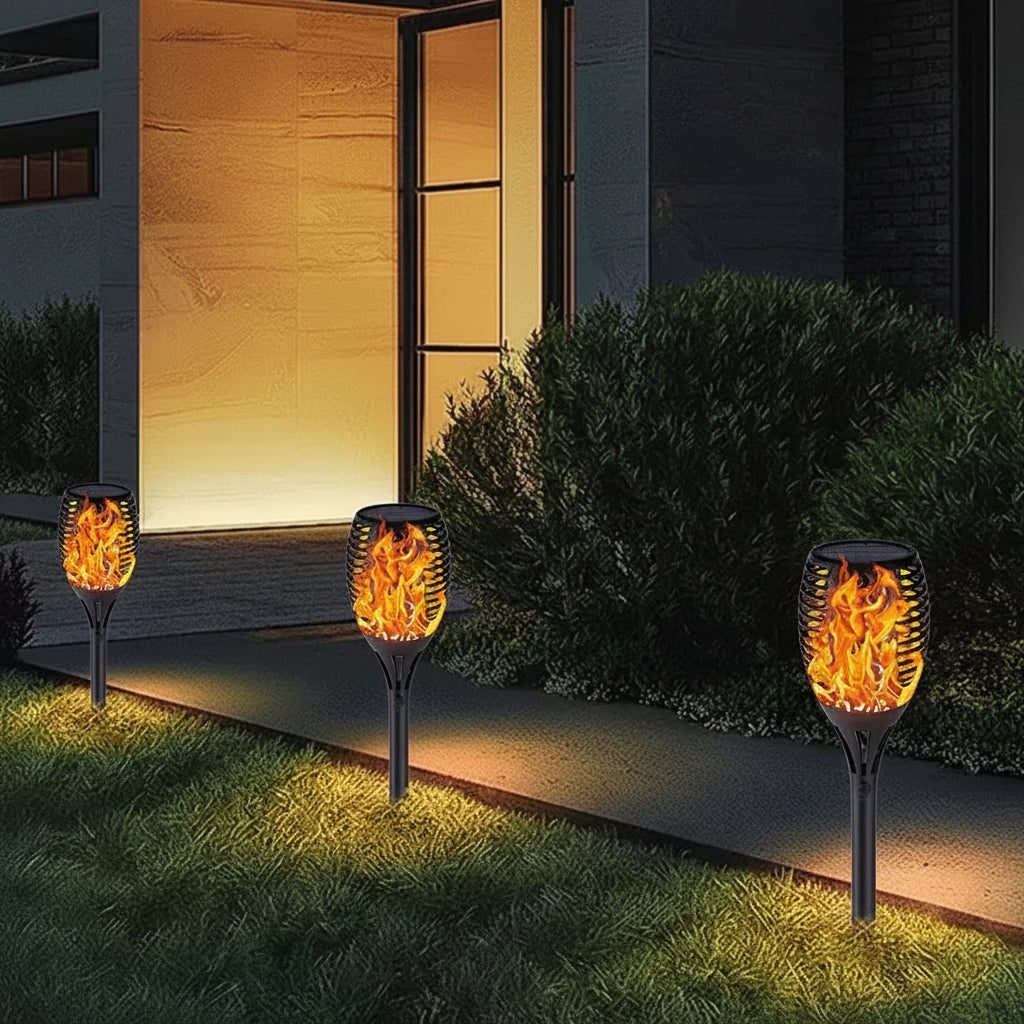 Halloween Solar-Powered Outdoor Light for Spooky Yard Decor