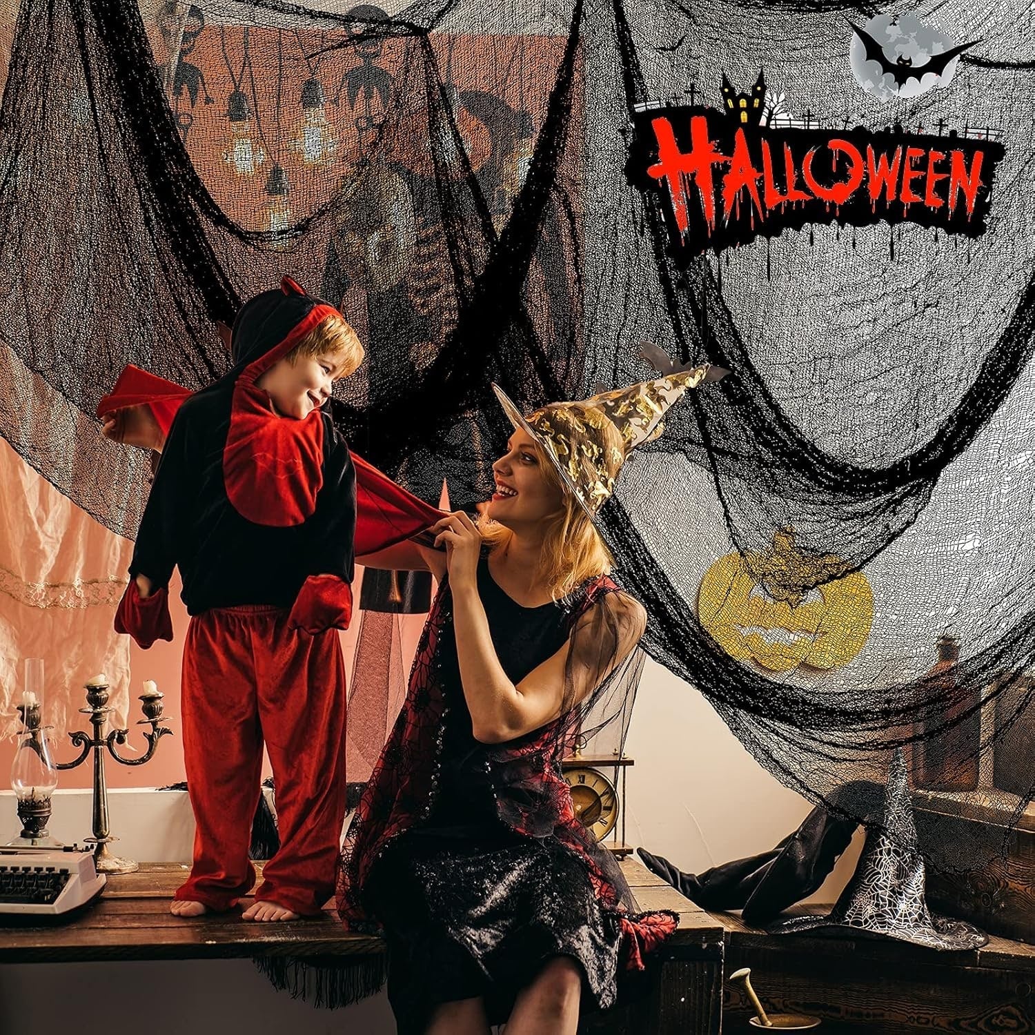 Halloween Decoration Stretchable Fabric Indoor Decor