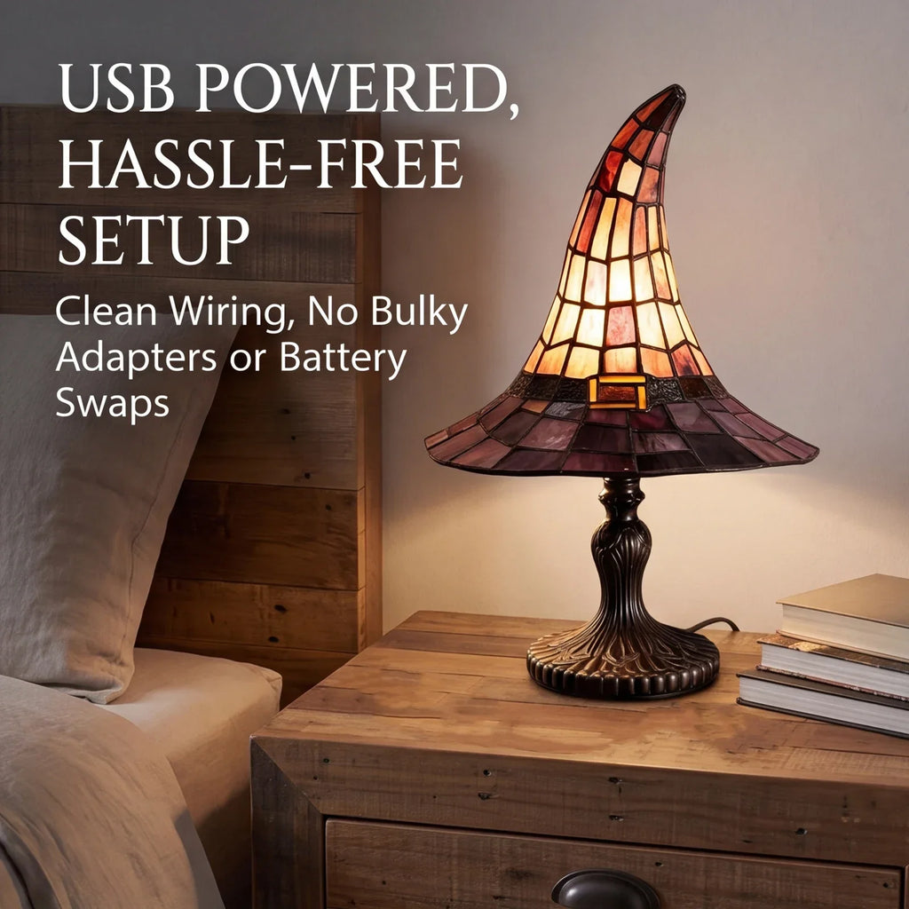 Gothic Halloween Table Lamp – Spooky Decorative Accent