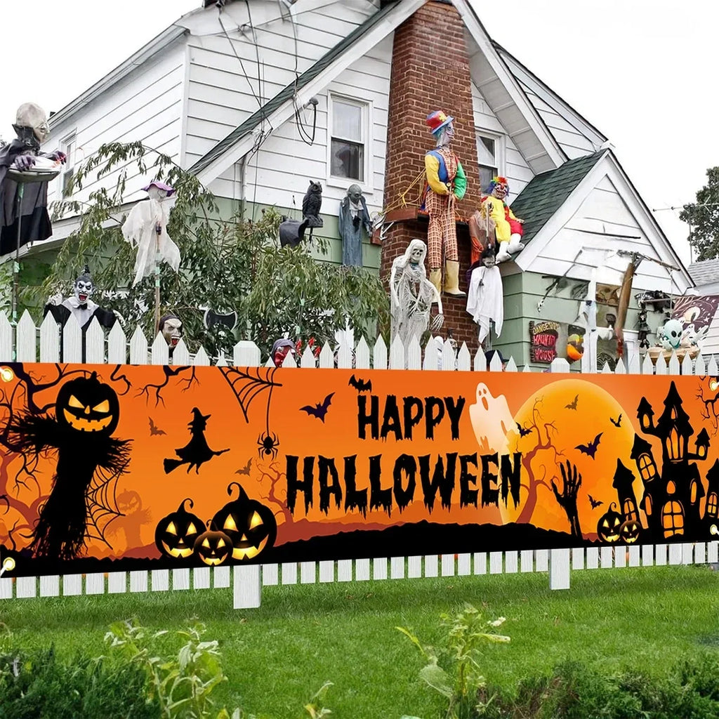 Spooky Outdoor Halloween Banner & Yard Sign – Halloween Decorations