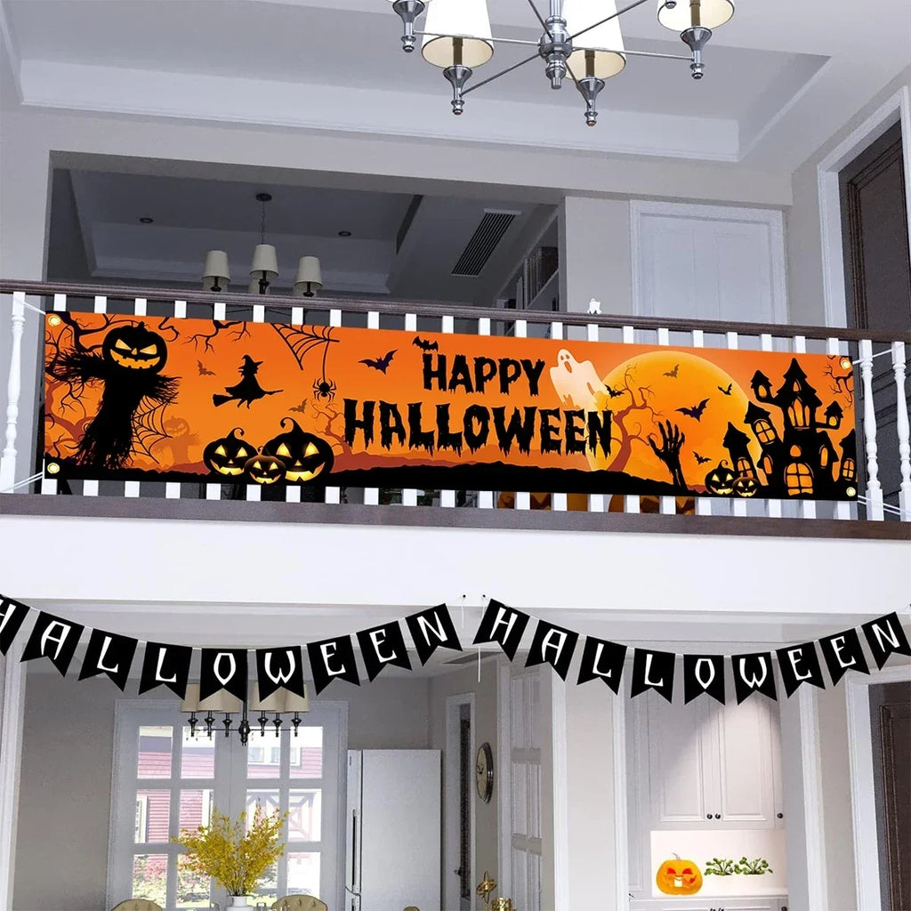 Spooky Outdoor Halloween Banner & Yard Sign – Halloween Decorations