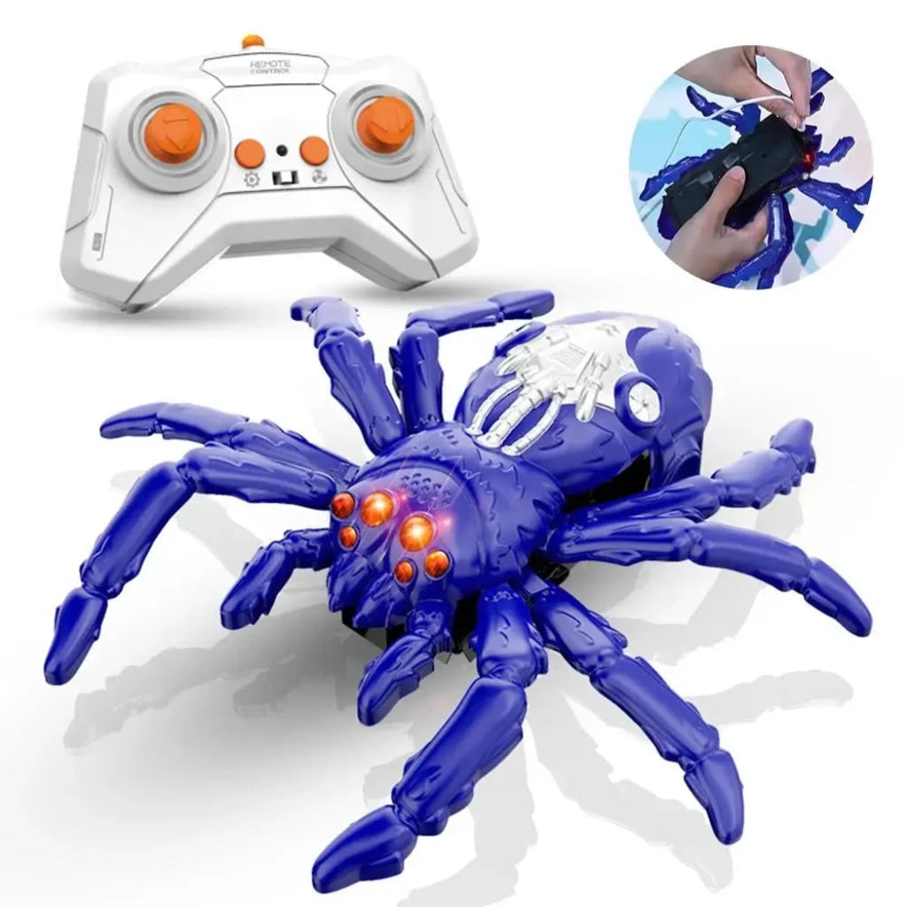 Halloween Toys Remote Control Spider Decoration Jumping