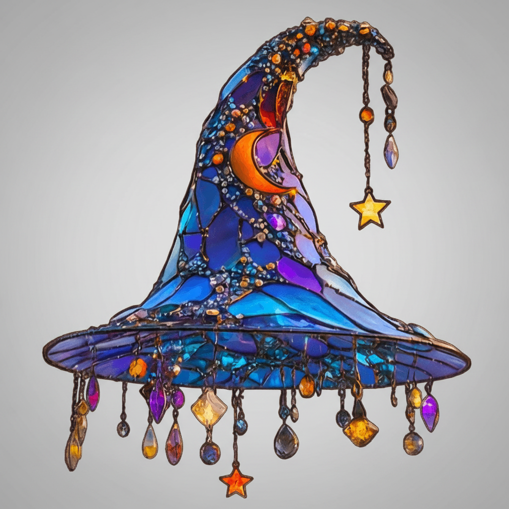 Enchanting Halloween Witch Hat Decor – Magical Home Accent