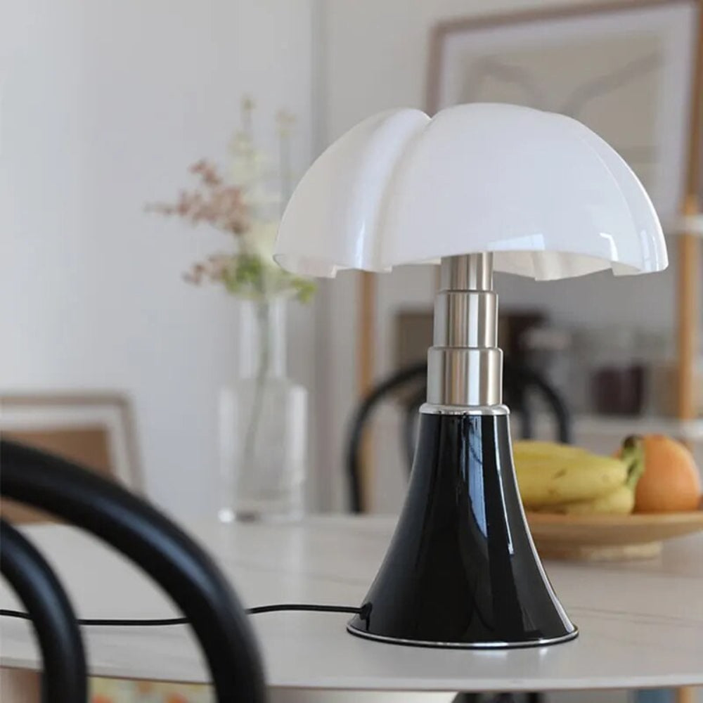 Floral-Accent Modern Table Lamp for Chic Home Decor