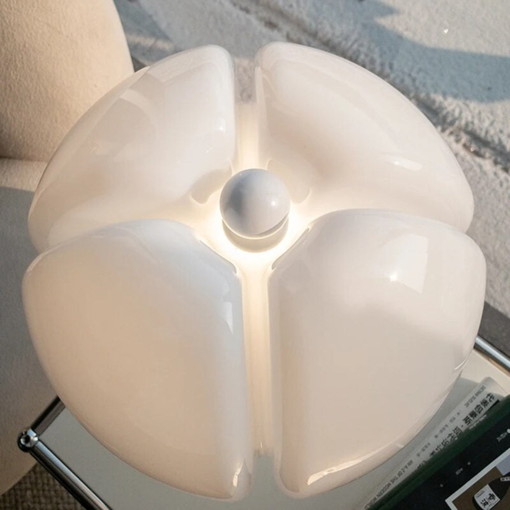 Floral-Accent Modern Table Lamp for Chic Home Decor