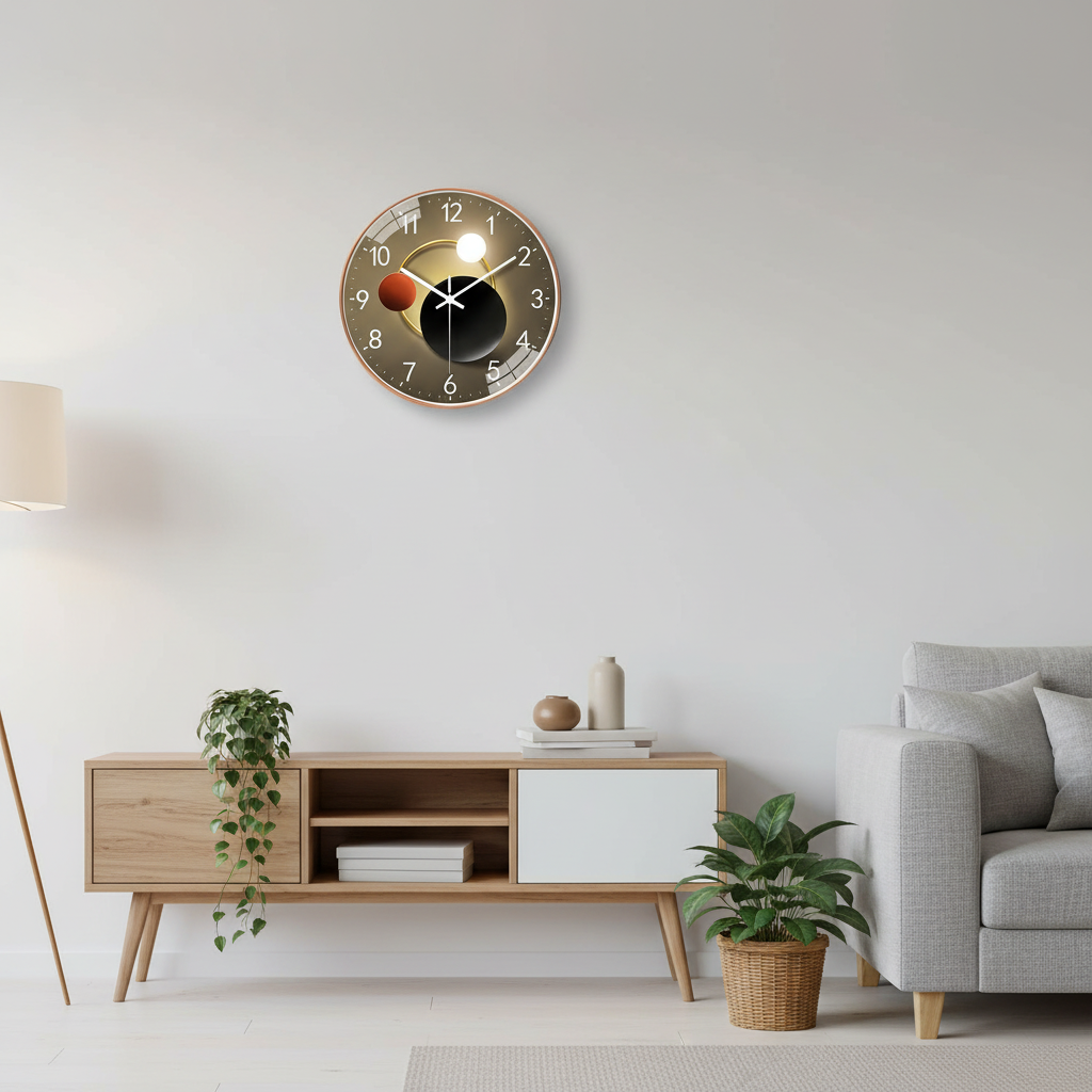 Modern Wall Clock - Sleek Decorative Design for a Stylish Home Accent