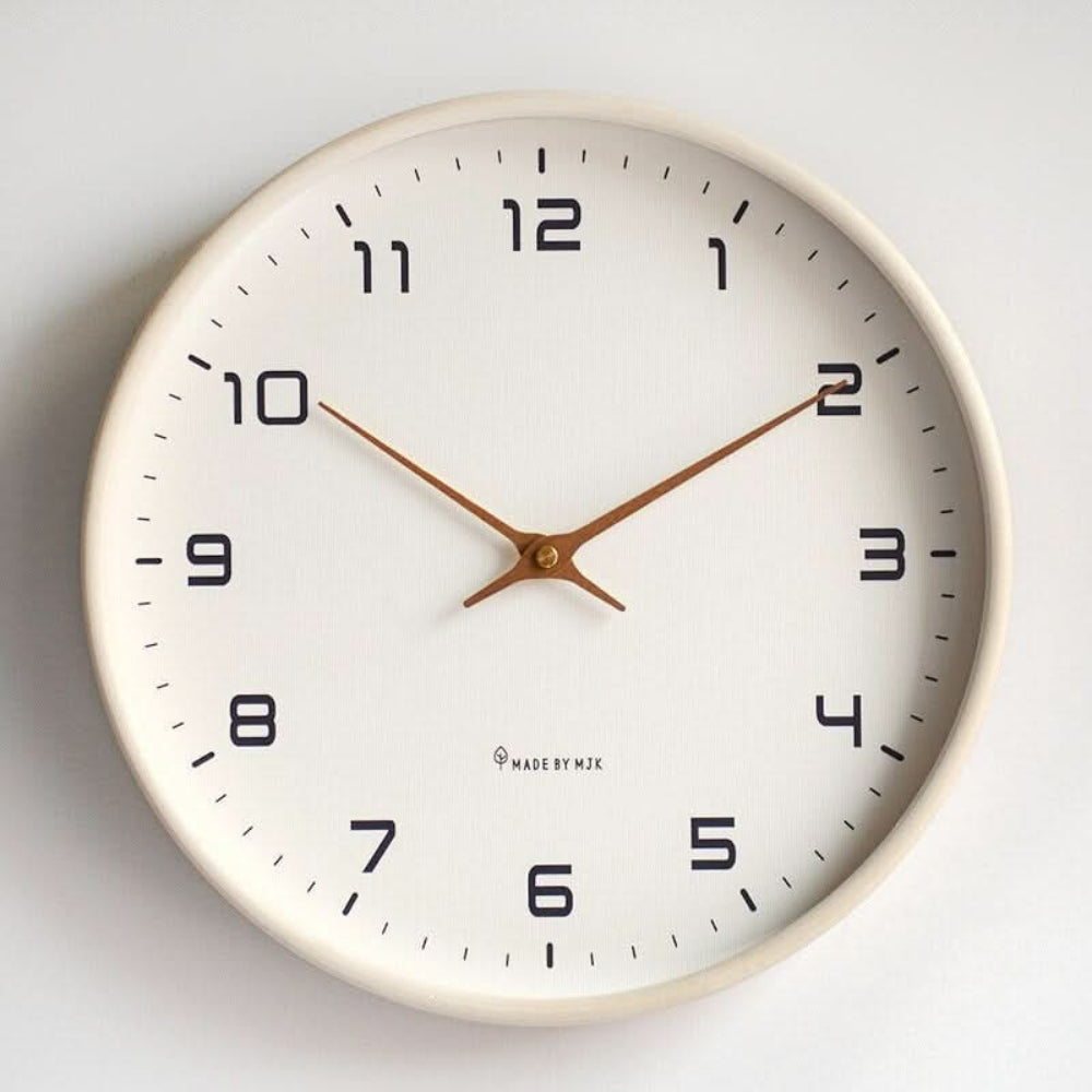 Sleek Modern Wall Clock — Minimalist Wooden Home Decor Accent