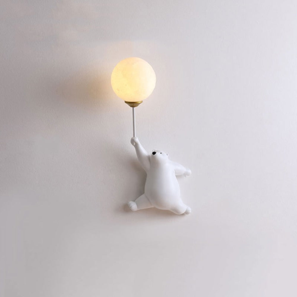 Modern Wall Lamp with Cute Bear Design - Cozy Home Decor Accent